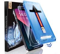 MAGIC JOHN 2 Pack for iPhone 16e/ iPhone 14/ iPhone 13 Pro/iPhone 13 (6.1-Inch) Tempered Glass Screen Protector, Auto Dust-Elimination, Bubble Free, HD Clear, Easy Installation