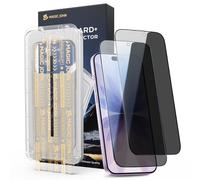MAGIC JOHN 3rd Gen Upgraded for iPhone 17 Privacy Screen Protector 6.3 inch, 25°Anti-Spy Screen, Shockproof Tempered Glass, Auto Dust-Removal, Bubble Free, Easy Installation, 2 Pack