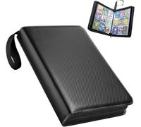 MAGIC JOHN 900 Pockets Trading Card Binder, Large Capacity Waterproof Card Binder with 50 Removable Sleeves, Collectible Card Albums Card Folder for MTG, TCG, Sports Cards, Game Cards