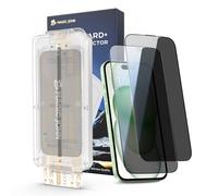 MAGIC JOHN For iPhone 15 Plus/16 Plus for Upgrade Privacy Screen Protector (6.7 inch), 25 Degree Protection Angle Simple, with Easy Easy Installation, Mounting Tool, Case Friendly, Pack of 2