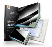 MAGIC JOHN for Samsung Galaxy Z Fold 7 Privacy Screen Protector, 28°Anti-Spy Screen, 1 Pack Inner Flexible Ceramic Film & Front Film with Auto Align Mounting Frame Kit, Crease-Free, Bubble-Free