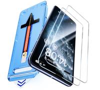 MAGIC JOHN Pack of 2 for iPhone 11 Pro/iPhone XS/iPhone X for tempered glass (5.8 inches), auto-dust elimination, 9H hardness film, ultra clear screen protector, bubble-free, easy installation