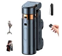 Magic John Portable Selfie Stick, Pocketflex Mini Tripod, 360°Flexible Rotation, Detachable Remote Contro, for Vlogs,Landscape Photography, Maximum Load 2kg (Black)