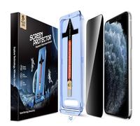 MAGIC JOHN Privacy Screen Protector for iPhone 11 Pro/XS 5.8 inch, 2 Pack | 28° Anti-Spy, 9H Hardness Tempered Glass, Easy Installation Kit, Bubble Free, 1:1 Full Coverage, Scratch Resistance