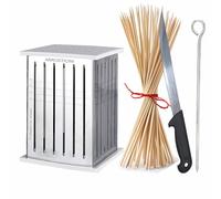 MAGIC KEBAB KABOB MAKER BOX FOR MEAT FISH FRUIT VEGETABLES SKEWERS SHISH CUBO