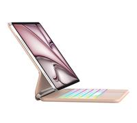 Magic Keyboard Case for iPad Air 11-inch M2 2024, iPad Pro 11 4th/3rd/2nd/1st Gen, Magnetic Keyboard case with Multi-Touch Trackpad, Floating Stand, Rainbow Backlit Keyboard for iPad Air 5th/4th Gen