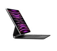 Magic Keyboard Case for iPad Air 13 Inch (M2 2024/ M3 2025) and iPad Pro 12.9 inch (3/4/5/6th Gen),Magnetic Stand Bluetooth Keyboard Case with Trackpad (Velvet Black, iPad Pro 12.9/ iPad Air 13)