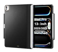 Magic Keyboard Compatible with iPad Pro 13 Inch M4 2024, Case with Apple Pencil Holder for Smart MagicKeyboard Folio Slim Durability, with Durable Leather Surface (Keyboard No