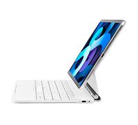 Magic Keyboard for Air 11 Inch (M2 2024/M3 2025)/5th/4th 10.9 Inch and Pro 11 Inch (1/2/3/4th) Generation Case with Keyboard, Integrated Trackpad, German (White, iPad Air 11/4/5 & iPad Pro 11(1/2/3/4