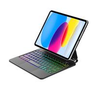 Magic Keyboard for iPad A16 11th Gen 2025/10th Gen 2022, Slim Magnetic Floating Stand and Precision Multi-Touch Trackpad, UK Layout Keyboard Case with Backlit for iPad 10th/11th Gen 10.9/11", Black