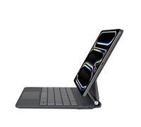 Magic Keyboard for iPad Pro 11 Inch (M4 2024), Bluetooth Magnetic Stand iPad Pro 11 inch m4 Case with Keyboard, USB-C Charging Function, Built-in Trackpad, QWERTZ German Layout (Black)