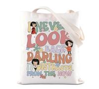 Magic Kingdom Edna Fans Tote Bag - 'I Never Look Back, Darling' Distracts From The Now - Cartoon Movies Gift (Never Look UK2)