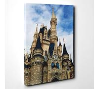 Magic Kingdom Florida Orlando USA Canvas Print | Gallery Wrapped 30mm Frame Wall Art | 30x20 inches | Ready to Hang | Modern Picture | Living Room Bedroom Lounge Office
