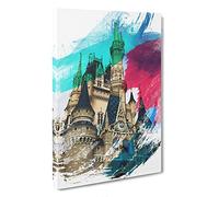 Magic Kingdom Florida Orlando USA V2 Canvas Print | Gallery Wrapped 30mm Frame Wall Art | 30x20 inches | Ready to Hang | Modern Picture | Living Room Bedroom Lounge Office