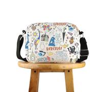 Magic Kingdom Gift Fairy Tales Gift Movie Characters Collage Crossbody Bag (Characters Collage HCross uk)