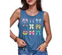 Magic Kingdom Tank Tops Women Princess Bow Shirt Magical Family Vacation Vest Summer Holiday Graphic Sleeveless Tee