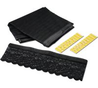 Magic Klick Magnetic Bug Screen Door 90x210cm Black