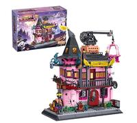 Magic Laboratory Building Blocks Set - 1822PCS Wizarding Castle Mini Bricks Kit with Rising Tower, STEM Model Toy, DIY Spell Lab, Christmas Home DecorationCreative Gift for Kids Teens Adults
