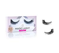 Magic Lashy False Eyelashes Cateye Black Reusable Eyelashes - False Lashes Single Eyelashes Natural Look - No Glue