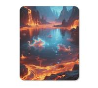 Magic Lava Lake Square Mouse Pad | Durable Rubber Non-Slip Mouse Mat,Portable Computer Accessory for desktops laptops and daily computer-using moments
