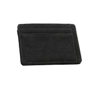 MAGIC Leather Wallet - Slim Pocket Wallet 10.5x7.5cm, PU Leather Money Holder, Magic Wallet with Elastic Band for Cash, Card Slots and Protection | Wallet, Black, riferimento alla descrizione