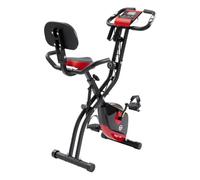 Magic Life Folding Exercise Bike with 10-Level Magnetic Resistance | Upright & Recumbent Foldable Stationary Bicycle for Home Use, Black