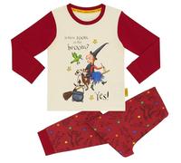Magic Light Room on the Broom Unisex 100% Cotton Halloween Long Pyjama Set - 2-3 Years 98cm Raspberry