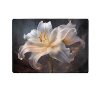 Magic Lily Flannel Floor mat (80x58 inches), Bedroom Carpet, Living Room and Study Decoration mat
