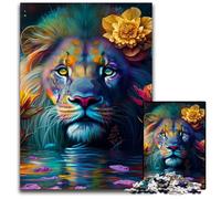 Magic Lion JigsawPuzzle 1000 Pieces for Adults Puzzles for Adults Interactive Family Game, Brain Challenge, Educational Toy 50x75CM/19.68x29.52inch