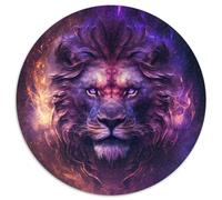 Magic Lion Puzzles 1000 Pieces for Adults Cardboard Jigsaw Challenging Brain Teaser, Family Activity, Home Decor, 67.5x67.5cm