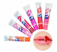 Magic Lip Gloss Set - Peel Off Lipstick, Lip Stain & Gloss - Matte, Long Lasting - 1/6 Colours