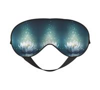Magic Lotus Floral Sleep Eye Mask Comfortable Eyes Hade for Sleeping,Light Blocking Sleep Mask with Adjustable Strap