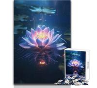 Magic Lotus Flower Puzzles for Teenagers 1000 Piece Educational Mental Focus Game Heartwarming Special Present Idea Size 38x52cm