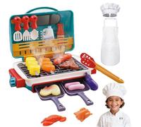 Magic Meals Kids Sensory Kitchen, Sizzling Pan & Pretend Cooking Fun Gift Set, Color-Changing Foods, Play Food Cooking Set, Cultivate Hands-On Ability (Green)