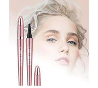 Magic Microblading Eyebrow Contouring Pencil - Microblading Eye Brow Contouring Pen - Precise Waterproof Brow Pen 4 Tipped Precise Waterproof With A Micro-Fork Tip Applicator (Black)