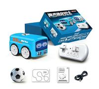 Magic Mini Bus, 2026 Smart Voice & Gesture Control Sensor Car, Auto-Avoidance Follow Mode, Car Follows Line, LED Expression Desktop Toy Vehicle (Blue)