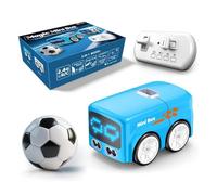 Magic Mini RC Bus, Inductive Mini Interactive Car Follows The Line, With LED Expression Lights And Automatic Follow Mode,9 Dynamic Eyes & Auto Obstacle Avoidance,Suitable For Boys And Girls (Blue)