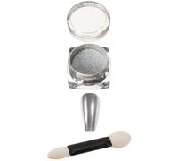 Magic Mirror Effect Nail Powder Nail Dust - Silver Chrome