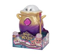 Magic Mixies Famosa My, Pink Plush Toy, Interactive Magic Toy, with Pocket Cauldron, Lights and Sounds, Fog Effect, Funny Doll and Magic Wand, (MGX0000)