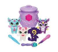 Magic Mixies Mixlings Sparkle Magic Mega 4 Pack, Magic Wand Reveals Magic Power, for Kids Aged 5 and Up