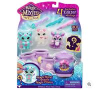 MAGIC MIXIES Mixlings Sparkle Magic Mega 4 Pack, Magic Wand Reveals Magic Power, For Kids Aged 5 and Up, Multicolor, 3.05 x 2.97 x 3.33 inches