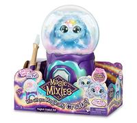 Magic Mixies My Crystal Ball Blue, Interactive Magic Toy, Magic Crystal Ball with Lights, Effects and Sounds, and a Soft Stuffed Animal to Care for, with Accessories, Famosa (MGX06000)