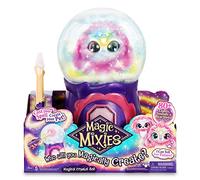Magic Mixies My Crystal Ball Pink, Interactive Magic Toy, Magic Crystal Ball with Lights, Effects and Sounds, and a Soft Stuffed Animal to Care for, with Accessories, Famosa (MGX05000)