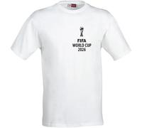 magic moments Adult FIFA World Cup 2026 USA 2 Sided Cotton t Shirt (UK, Alpha, S, Regular, Regular, White)