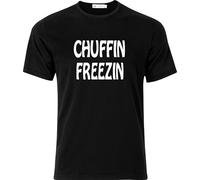 magic moments Adult T- Shirt Chuffin Freezin (Black L)