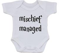 magic moments MISCHIEF MANAGED HARRY POTTER COTTON BABY VEST OR BIB (first size)