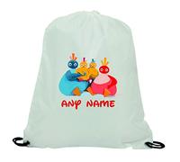magic moments Personalised Meet The TWIRLYWOOS Sublimation Gym Swimming PE Drawstring Bag