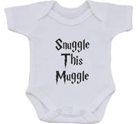 magic moments SNUGGLE THIS MUGGLE COTTON BABY VEST OR BIB (12 to 18 months)