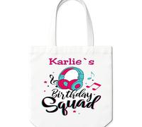 magic moments Tote Shopping bag Personalised Birthday Squad