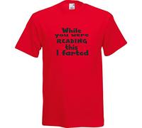 magic moments While You were Reading This I Farted Funny Full Color Gift Christmas Birthday Sarcasm Present Sublimation T Shirt (Small, red)